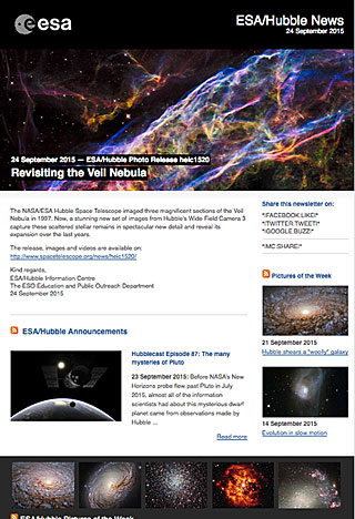 ESA/Hubble Photo Release heic1520 - Revisiting the Veil Nebula