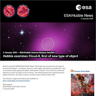 ESA/Hubble Science Release heic2601 - Hubble examines Cloud-9, first of new type of object