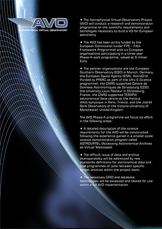 Astrophysical Virtual Observatory