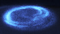Closeup of Saturn's auroras