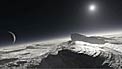 Artist's concept of the surface of Pluto